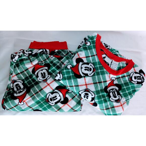 Disney Mickey Mouse Men'sChristmas Pajama Set Size XL Cozycore loungewear - Picture 2 of 9